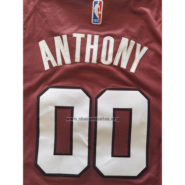 Camiseta Portland Trail Blazers Carmelo Anthony NO 00 Ciudad 2020-21 Marron